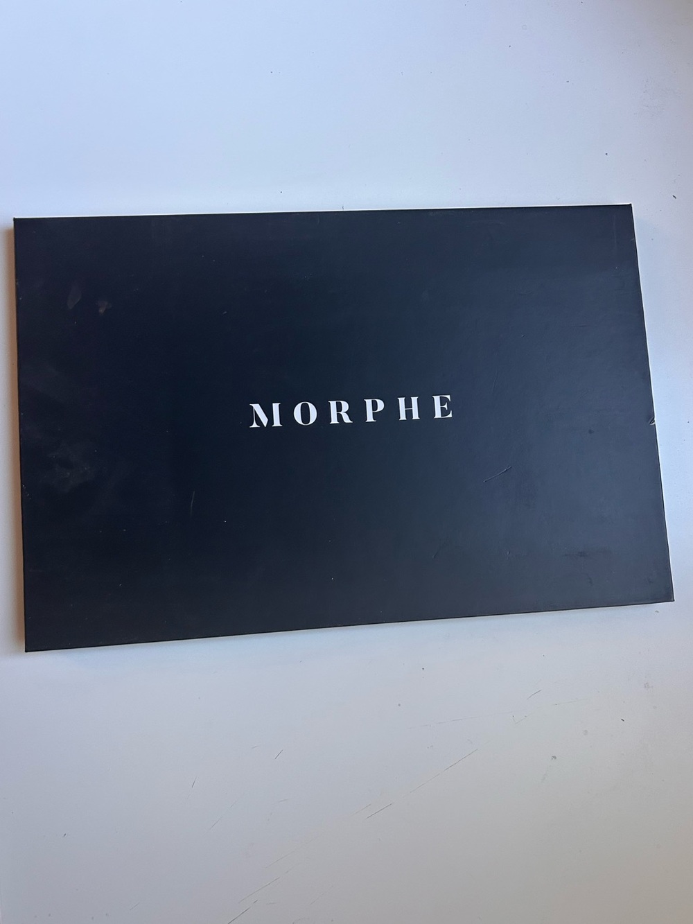 Morphe Matte Black Wall Panel with White Logo